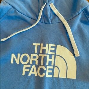 Pre-owned The North Face Light Blue Women's Hoodie Size Large